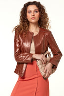 Betty Kadın Deri Ceket | Derimod Betty Kadın Deri Ceket | Derimod