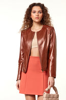 Betty Kadın Deri Ceket | Derimod Betty Kadın Deri Ceket | Derimod