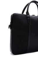 Men's Black Printed Briefcase | Derimod Men's Black Printed Briefcase | Derimod