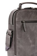 Erkek Antrasit Deri Çapraz Çanta | Derimod Erkek Antrasit Deri Çapraz Çanta | Derimod