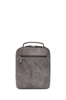 Erkek Antrasit Deri Çapraz Çanta | Derimod Erkek Antrasit Deri Çapraz Çanta | Derimod