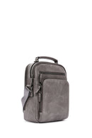 Erkek Antrasit Deri Çapraz Çanta | Derimod Erkek Antrasit Deri Çapraz Çanta | Derimod