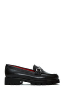 Women's Leather Buckle Loafer | Derimod Women's Leather Buckle Loafer | Derimod