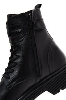 Women's Black Leather Thick Soled Chelsea Boots | Derimod Women's Black Leather Thick Soled Chelsea Boots | Derimod