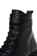 Women's Black Leather Thick Soled Chelsea Boots | Derimod Women's Black Leather Thick Soled Chelsea Boots | Derimod