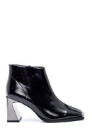 Women's Patent Leather Heeled Boots | Derimod Women's Patent Leather Heeled Boots | Derimod
