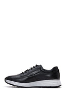 Men's Black Leather Sneaker | Derimod Men's Black Leather Sneaker | Derimod