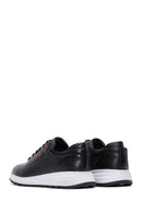 Men's Black Leather Sneaker | Derimod Men's Black Leather Sneaker | Derimod