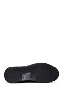 Erkek Siyah Deri Casual Sneaker | Derimod Erkek Siyah Deri Casual Sneaker | Derimod