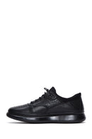 Men's Black Leather Casual Sneaker | Derimod Men's Black Leather Casual Sneaker | Derimod