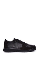 Erkek Siyah Deri Sneaker | Derimod Erkek Siyah Deri Sneaker | Derimod