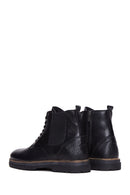 Men's Leather Casual Zipper Boots | Derimod Men's Leather Casual Zipper Boots | Derimod
