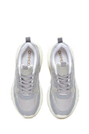 Women's Gray Thick Soled Sneaker | Derimod Women's Gray Thick Soled Sneaker | Derimod