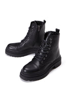 Women's Black Zippered Boots | Derimod Women's Black Zippered Boots | Derimod
