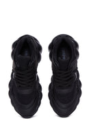 Kadın Siyah Kalın Tabanlı Sneaker | Derimod Kadın Siyah Kalın Tabanlı Sneaker | Derimod