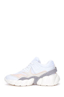 Kadın Pembe Beyaz Kalın Tabanlı Sneaker | Derimod Kadın Pembe Beyaz Kalın Tabanlı Sneaker | Derimod