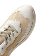 Women's Beige Thick Soled Sneaker | Derimod Women's Beige Thick Soled Sneaker | Derimod