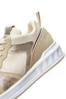 Kadın Bej Bağcıklı Sneaker | Derimod Kadın Bej Bağcıklı Sneaker | Derimod