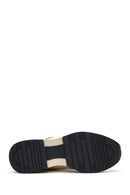 Women's Beige Thick Soled Sneaker | Derimod Women's Beige Thick Soled Sneaker | Derimod