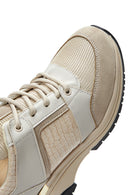 Women's Beige Thick Soled Sneaker | Derimod Women's Beige Thick Soled Sneaker | Derimod