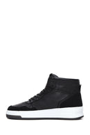 Women's Black High Top Sneaker | Derimod Women's Black High Top Sneaker | Derimod