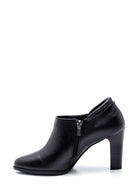 Kadın Siyah Topuklu Bootie | Derimod Kadın Siyah Topuklu Bootie | Derimod