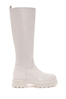 Women's Beige Casual Thick Soled Boots | Derimod Women's Beige Casual Thick Soled Boots | Derimod