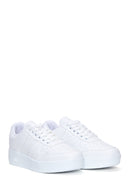 Kadın Beyaz Kalın Tabanlı Sneaker | Derimod Kadın Beyaz Kalın Tabanlı Sneaker | Derimod