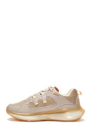 Kadın Bej Kalın Tabanlı Sneaker | Derimod Kadın Bej Kalın Tabanlı Sneaker | Derimod