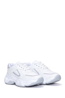 Women's White Thick Soled Sneaker | Derimod Women's White Thick Soled Sneaker | Derimod