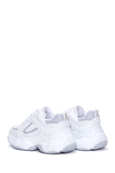 Women's White Thick Soled Sneaker | Derimod Women's White Thick Soled Sneaker | Derimod