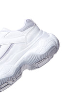 Women's White Thick Soled Sneaker | Derimod Women's White Thick Soled Sneaker | Derimod