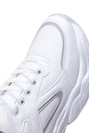 Women's White Thick Soled Sneaker | Derimod Women's White Thick Soled Sneaker | Derimod