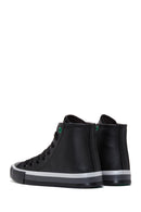 Women's Black High Top Sneaker | Derimod Women's Black High Top Sneaker | Derimod