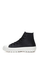 Women's Black High Top Sneaker | Derimod Women's Black High Top Sneaker | Derimod