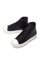 Women's Black High Top Sneaker | Derimod Women's Black High Top Sneaker | Derimod