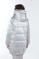 Helsinki Kadın Gri Softwear Kaban | Derimod Helsinki Kadın Gri Softwear Kaban | Derimod