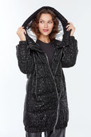 Helsinki Kadın Siyah Softwear Kaban | Derimod Helsinki Kadın Siyah Softwear Kaban | Derimod