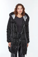 Helsinki Kadın Siyah Softwear Kaban | Derimod Helsinki Kadın Siyah Softwear Kaban | Derimod