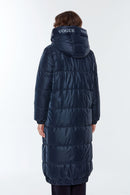 Iceland Kadın Lacivert Softwear Pardesü | Derimod Iceland Kadın Lacivert Softwear Pardesü | Derimod