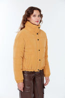 Kopenhag Kadın Safran Renk Softwear Mont | Derimod Kopenhag Kadın Safran Renk Softwear Mont | Derimod