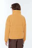 Kopenhag Kadın Safran Renk Softwear Mont | Derimod Kopenhag Kadın Safran Renk Softwear Mont | Derimod