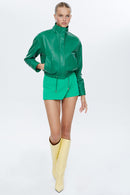 Flora Kadın Deri Ceket | Derimod Flora Kadın Deri Ceket | Derimod