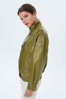 Jenny Kadın Deri Ceket | Derimod Jenny Kadın Deri Ceket | Derimod