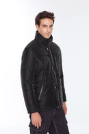 Berlin Erkek Siyah Softwear Mont | Derimod Berlin Erkek Siyah Softwear Mont | Derimod