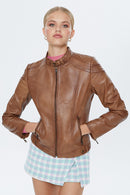 Taya Kadın Deri Ceket | Derimod Taya Kadın Deri Ceket | Derimod