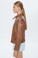 Taya Kadın Deri Ceket | Derimod Taya Kadın Deri Ceket | Derimod