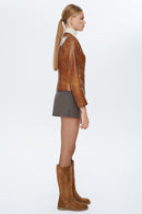 Helen Kadın Deri Ceket | Derimod Helen Kadın Deri Ceket | Derimod