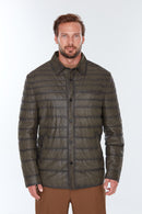 Locatelli Plus Erkek Yeşil Deri Ceket | Derimod Locatelli Plus Erkek Yeşil Deri Ceket | Derimod