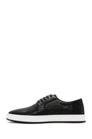 Men's Black Lace-up Leather Casual Shoes | Derimod Men's Black Lace-up Leather Casual Shoes | Derimod